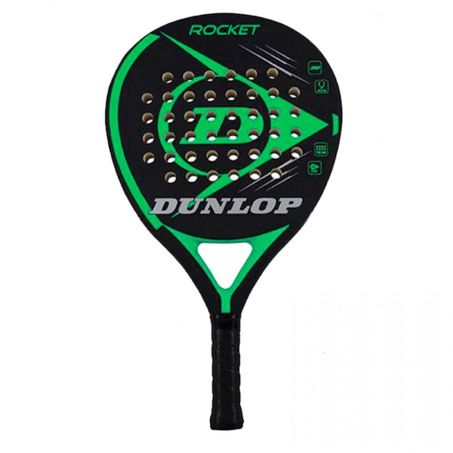 Pa de foguete Dunlop Verde