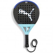 Raquete Puma Nova Elite Control Preto Azul Turquesa Raquete Puma Nova Elite Control Preto Azul Turquesa
