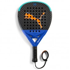 Raquete Puma Nova Elite Hybrid Preto Azul Turquesa Raquete Puma Nova Elite Hybrid Preto Azul Turquesa
