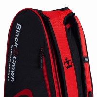 Borsa da padel Black Crown Ultimate Series V2 nera rossa