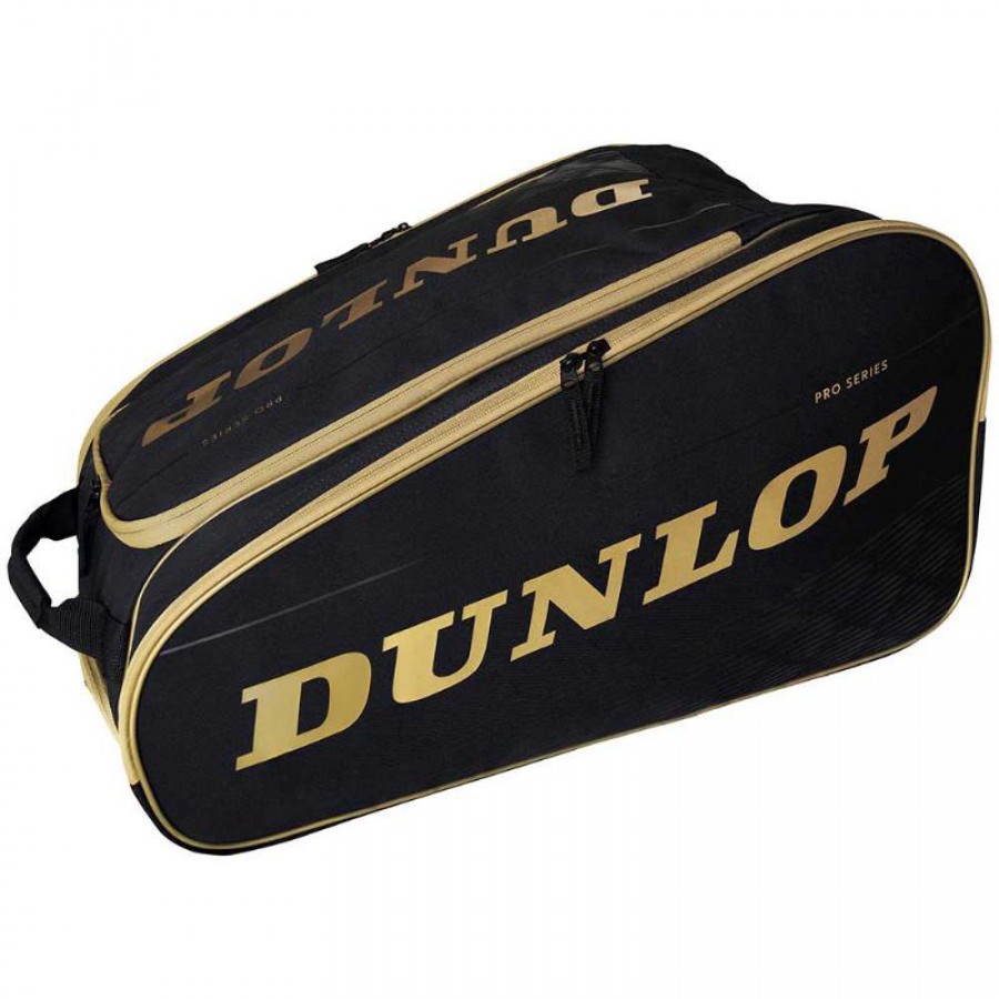 Paletero Dunlop Pro Series Negro Dorado
