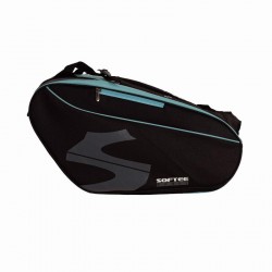 Softee Max Black Blue Padel Bag