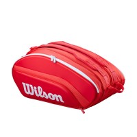 Wilson Super Tour Sac Blanche Rouge