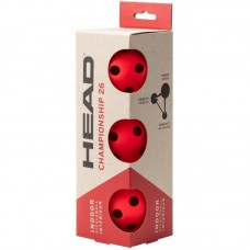 Pelotas Pickleball Head Championship 26 Indoor 3 Unidades Pelotas Pickleball Head Championship 26 Indoor 3 Unidades