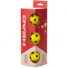 Pelotas Pickleball Head Championship 40 Extérieur 3 Unidades Pelotas Pickleball Head Championship 40 Extérieur 3 Unidades