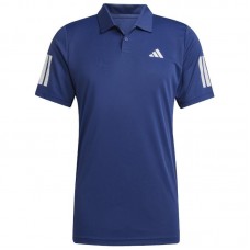 Polo Adidas Club 3 Stripes Azul Escuro