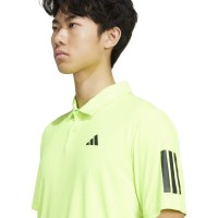 Polo Adidas Club 3 Stripes Lucid Limon