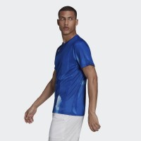 Adidas Tennis Tokyo FreeLift HeatReady Royal T-shirt - Barata Oferta Outlet