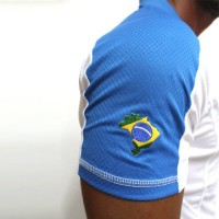 Polo Brasil Fabio White Blue Junior