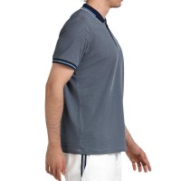Bullpadel Tenfe Navy Blue Bicolor Polo Shirt