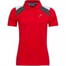 Polo Femme Head Club 22 Blanc Rouge Polo Femme Head Club 22 Blanc Rouge