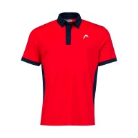 Polo Testa Slice Rosso Blu Scuro