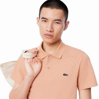 Polo Lacoste Regular Fit Algodon Bege Coral
