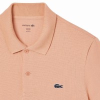 Polo Lacoste Regular Fit Algodon Bege Coral