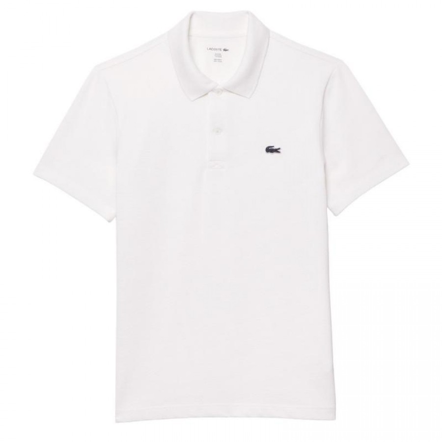 Polo Lacoste Regular Fit Algodão Branco