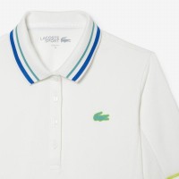 Polo Lacoste Ultra Dry Bianco Donna
