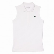 Polo Femme Lacoste Ultra Dry Blanc Polo Femme Lacoste Ultra Dry Blanc