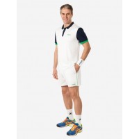 Nox Pro White Polo Logo Green