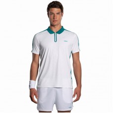 Polo Nox Pro Blanco Verde Ivy