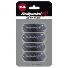 Protector Bullpadel Custom Weight Negro 4 Unidades Protector Bullpadel Custom Weight Negro 4 Unidades