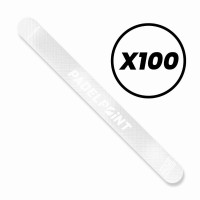 Protettore PadelPoint Tranparente Rugoso Logo Big x100