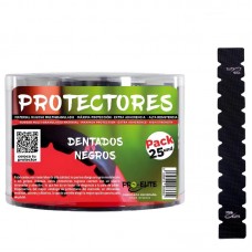Protector Pro Elite Dentado Negro 25 Unidades