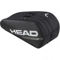 Head Tour L Borsa per racchette nera bianca Head Tour L Borsa per racchette nera bianca