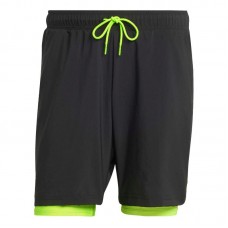 Short Adidas Club Negro Lucid Limon