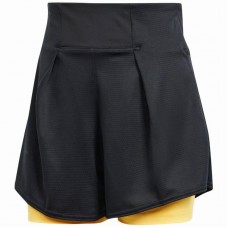 Short Adidas Match Pro Negro Amarillo Mujer Short Adidas Match Pro Negro Amarillo Mujer