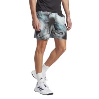 Short Adidas Printed Ergo Negro Turquesa