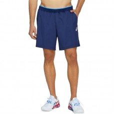 Short Asics Club 7In Azul Peacoat Short Asics Club 7In Azul Peacoat