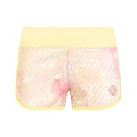 Short Bidi Badu Sua Amarillo Claro Rosa Mujer