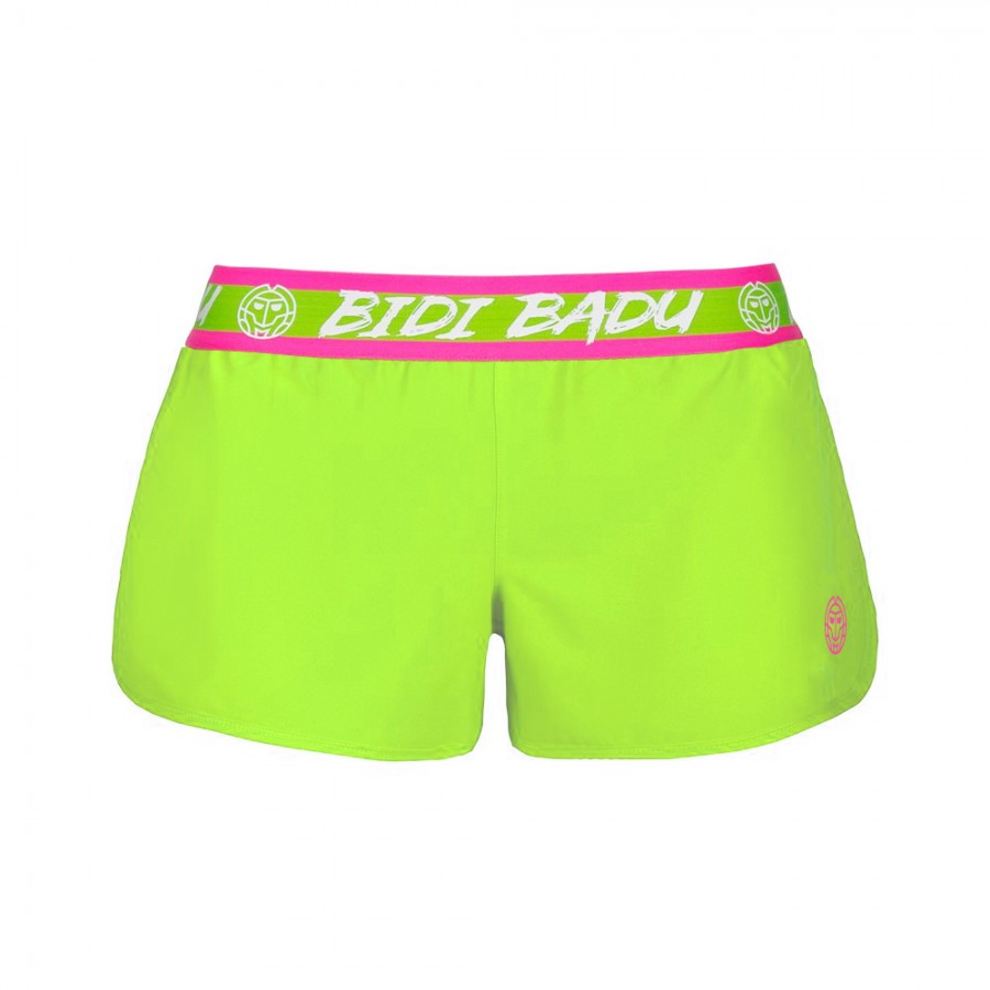 Short Bidi Badu Tiida Verde Neon Rosa Mujer