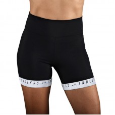 Short Endless Chill II Negro Blanco Mujer