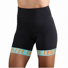 Short Endless Chill Negro Aqua Mujer