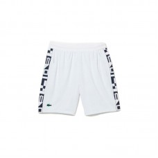 Corto Lacoste Sport Blanco Estampado Corto Lacoste Sport Blanco Estampado