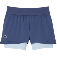 Calções Lacoste Ultra Dry Violeta Azul Mujer Calções Lacoste Ultra Dry Violeta Azul Mujer
