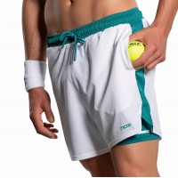 Short Nox Pro Blanco Verde Ivy