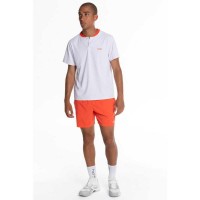 Nox Team Shorts Laranja Vermelho Branco