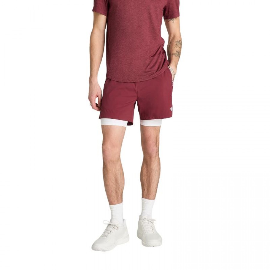 Wilson Tennis Shorts Volley 6 Dark Red