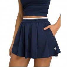 Short Wilson Velocity Piegato Azul Marino Mujer