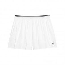 Short Wilson Velocity Pleated Blanco Mujer