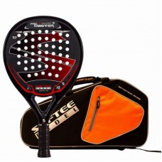Pack Softee Pro Master Evolution Pá Vermelha com Saco de Raquete de Padel Pack Softee Pro Master Evolution Pá Vermelha com Saco de Raquete de Padel