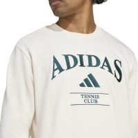 Adidas Heritage Graphic Felpa Gesso Bianco