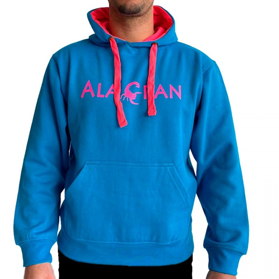 Moletom Alacran Team Blue Fluor Pink Fluor