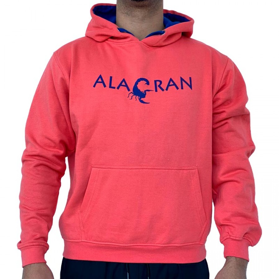 Alacran Team Coral Fluor Blu Felpa