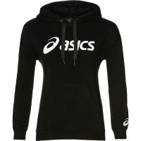 Sweat-shirt Asics Logo Grande Femme Noire