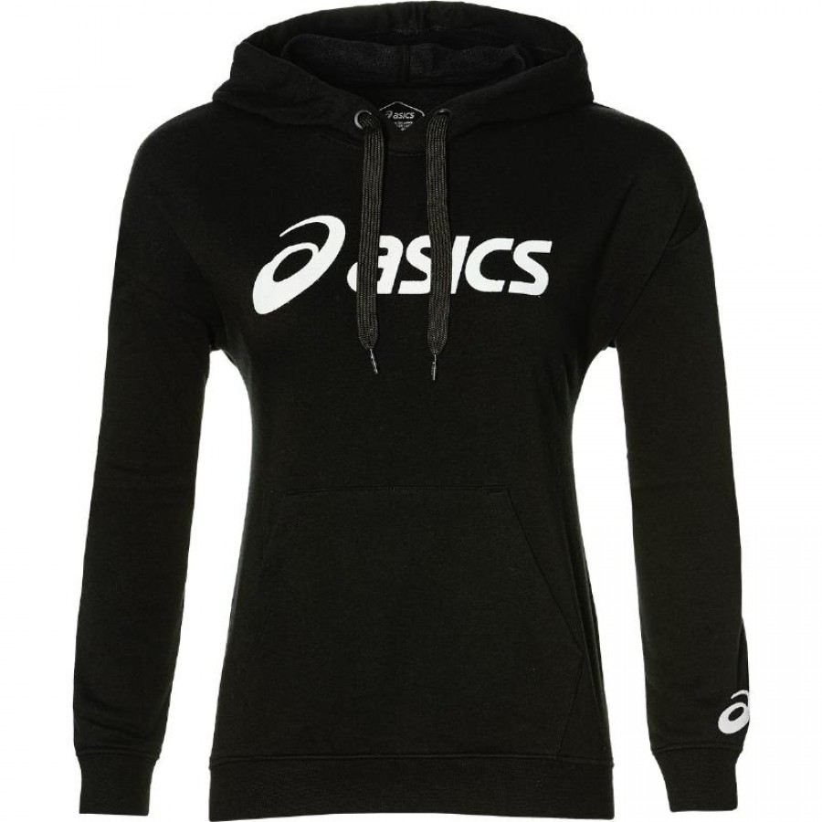 Moletom Asics Logo Grande Mulher Negra