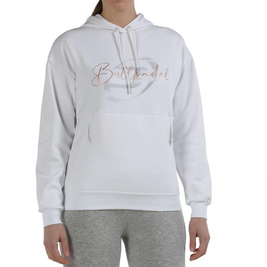 Bullpadel Abane White Sweatshirt