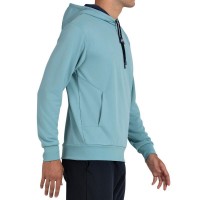 Sudadera Bullpadel Binee Verde Azulado